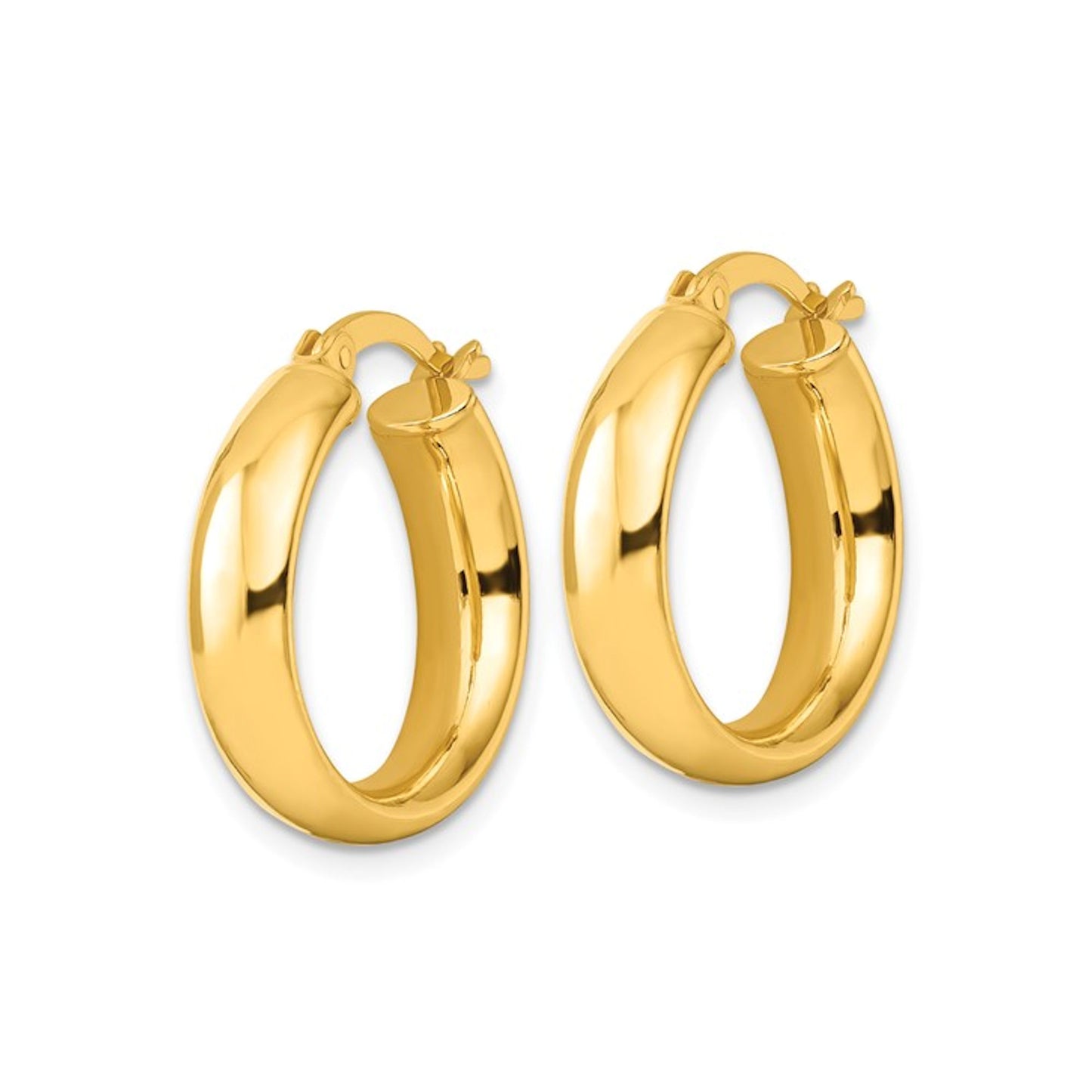 Polished Hoop Earrings