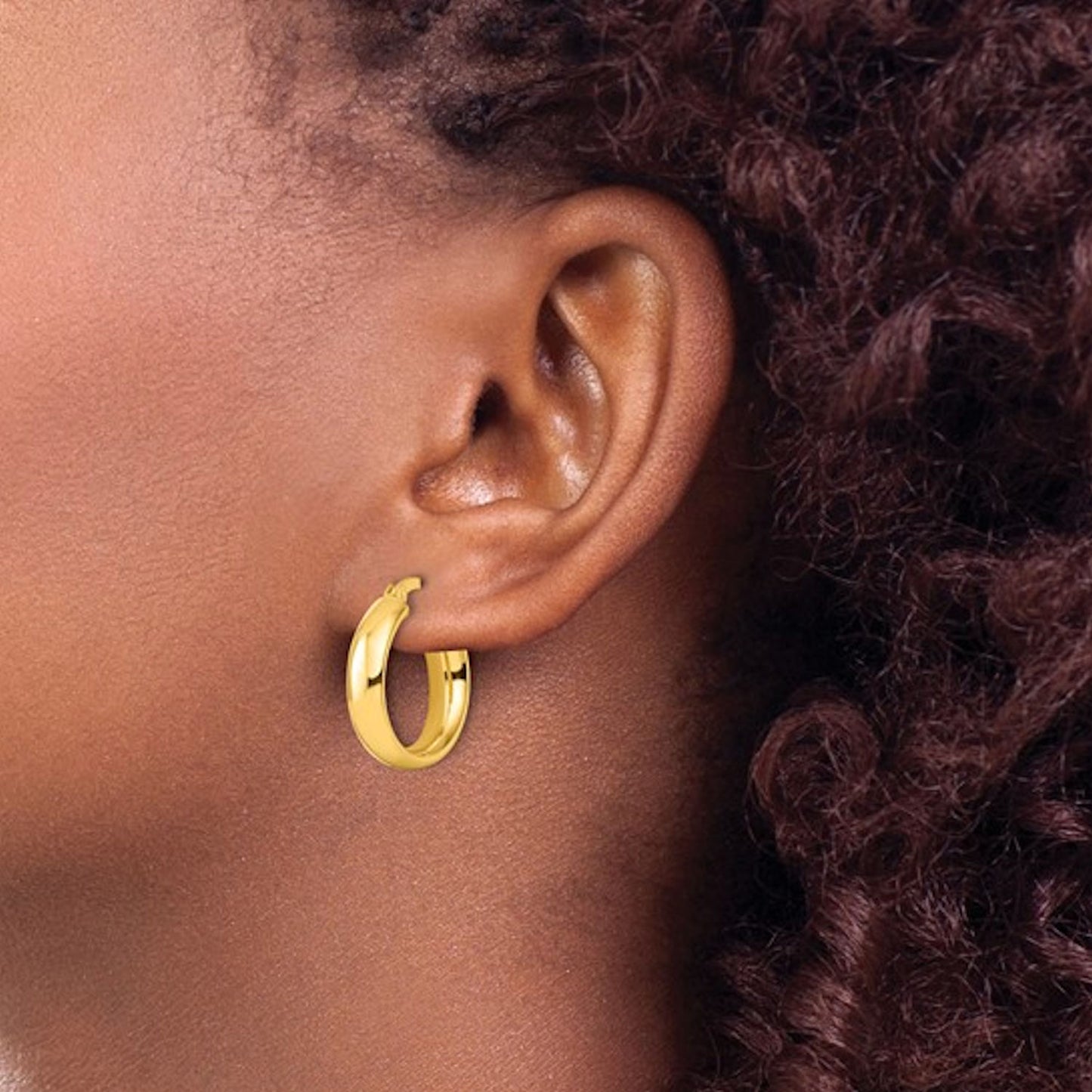 Polished Hoop Earrings