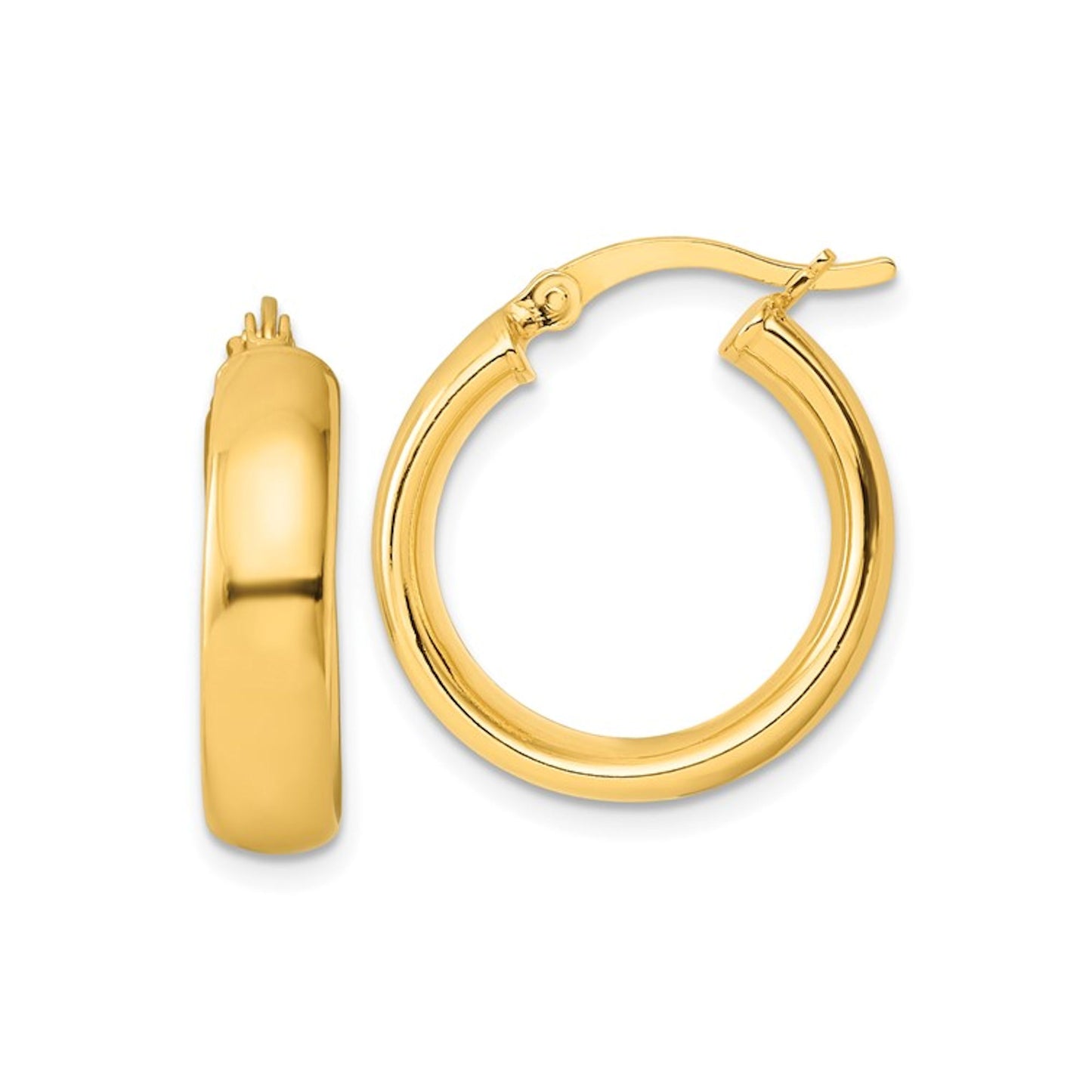 Polished Hoop Earrings