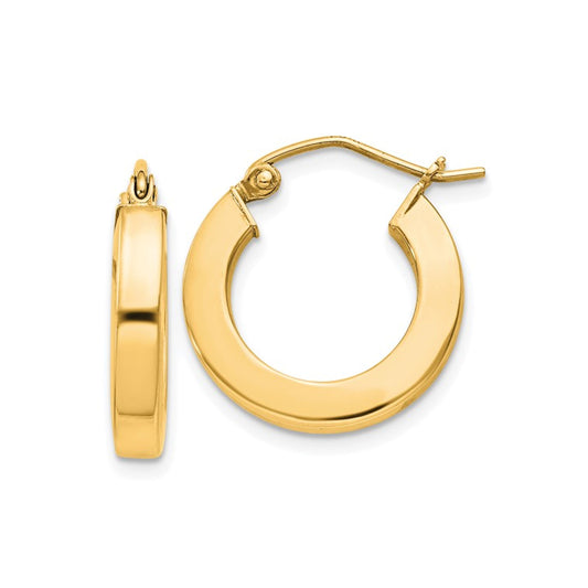 Flat Medium Hoops