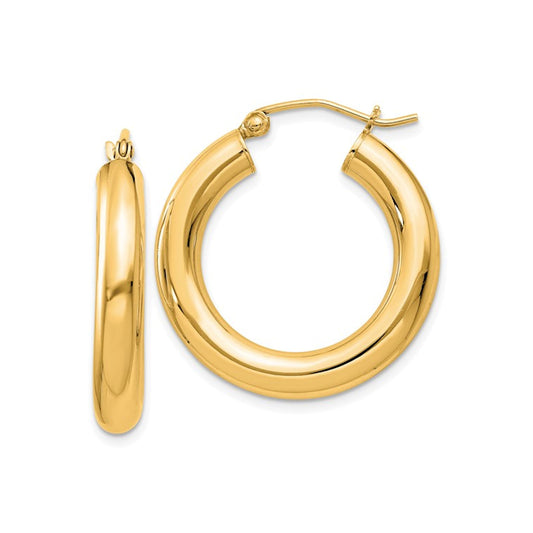 Round Hoop Earrings